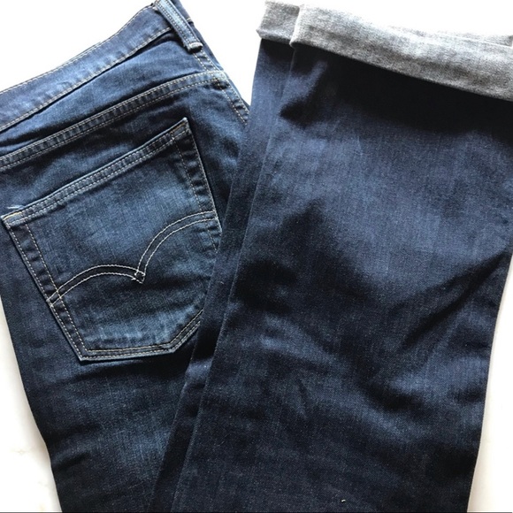 Levi’s 527 Jeans Dark Wash Blue Straight Leg 32x34 - Picture 2 of 8